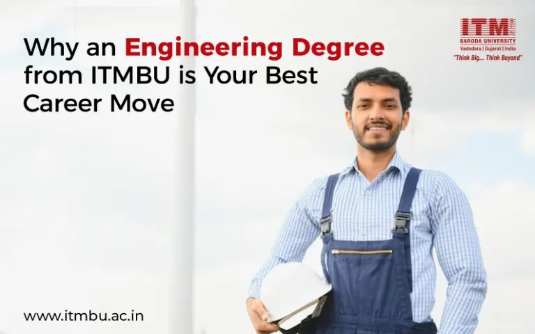 Smiling engineering student holding safety helmet on campus